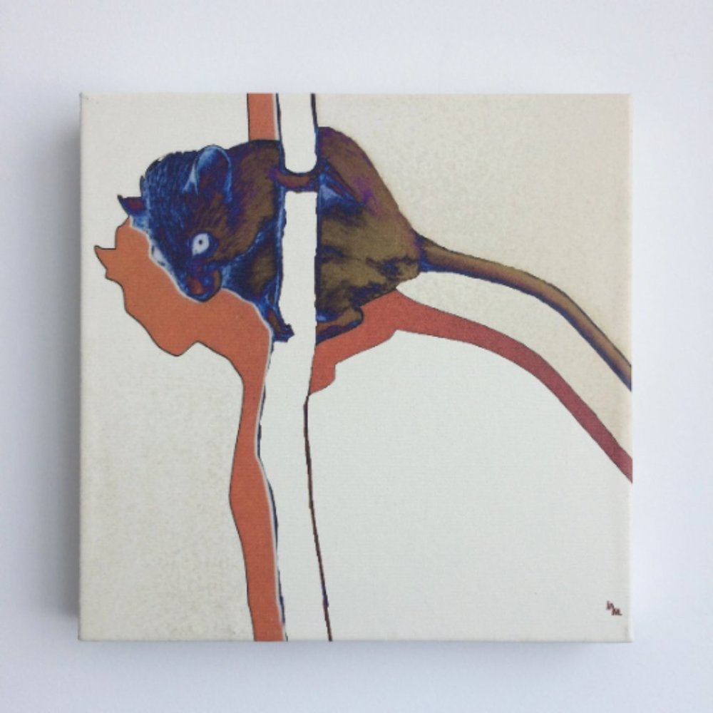 Mouse - Original Wall Art print on 12 x 12 canvas - Picture 2 of 6
